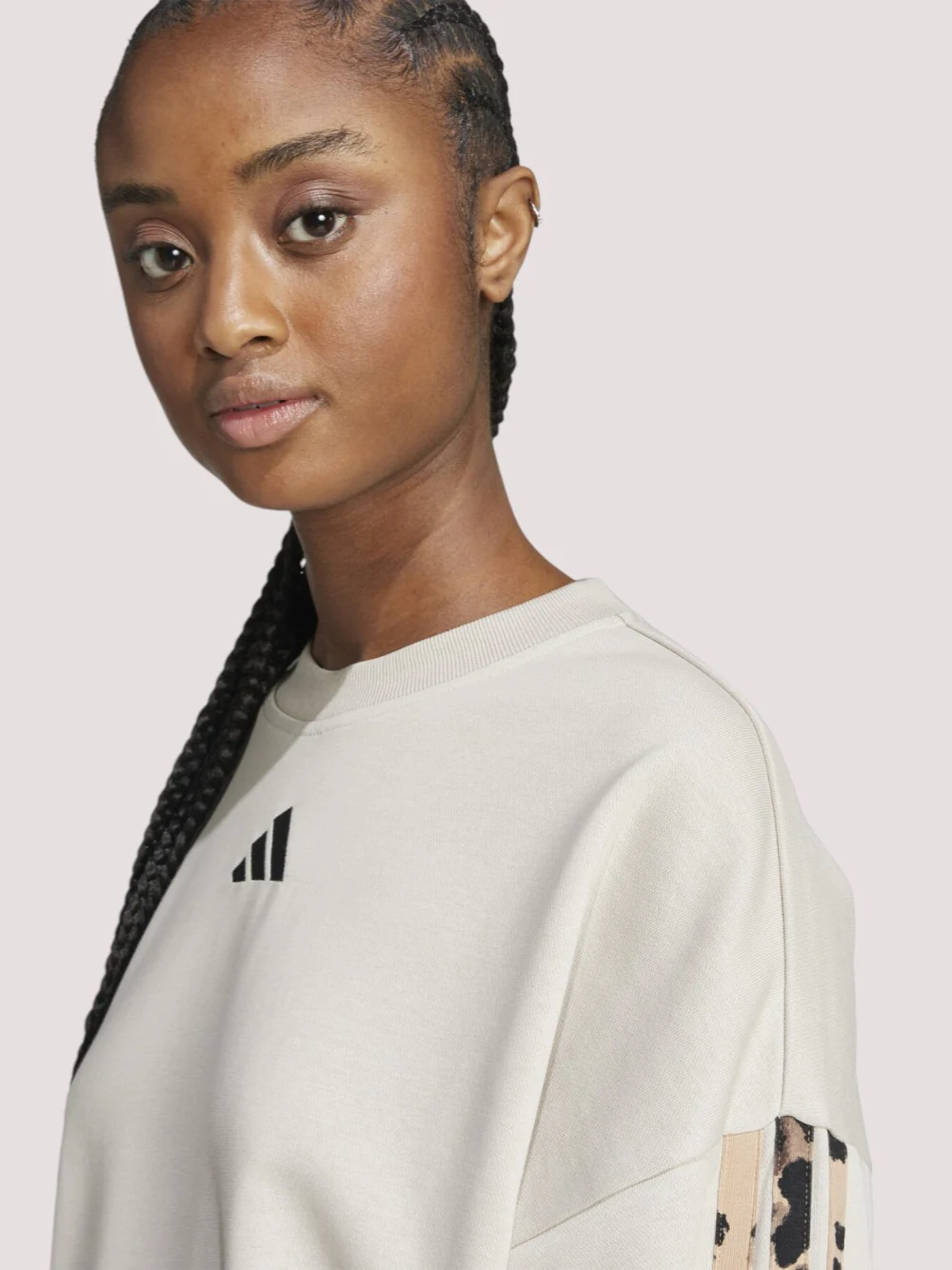 Felpa Adidas Girocollo con 3S Animalier JM1836 - immagine 4