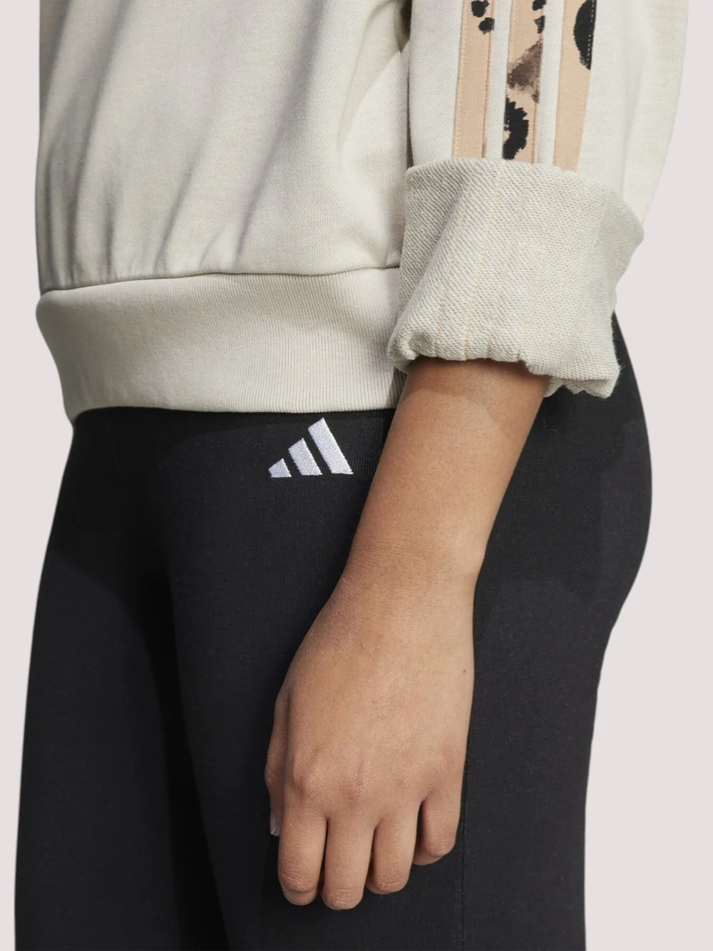 Felpa Adidas Girocollo con 3S Animalier JM1836 - immagine 5