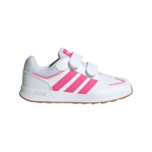 Sneakers Adidas Kid Tensaur Switch Velcro Bianco Rosa JI1052