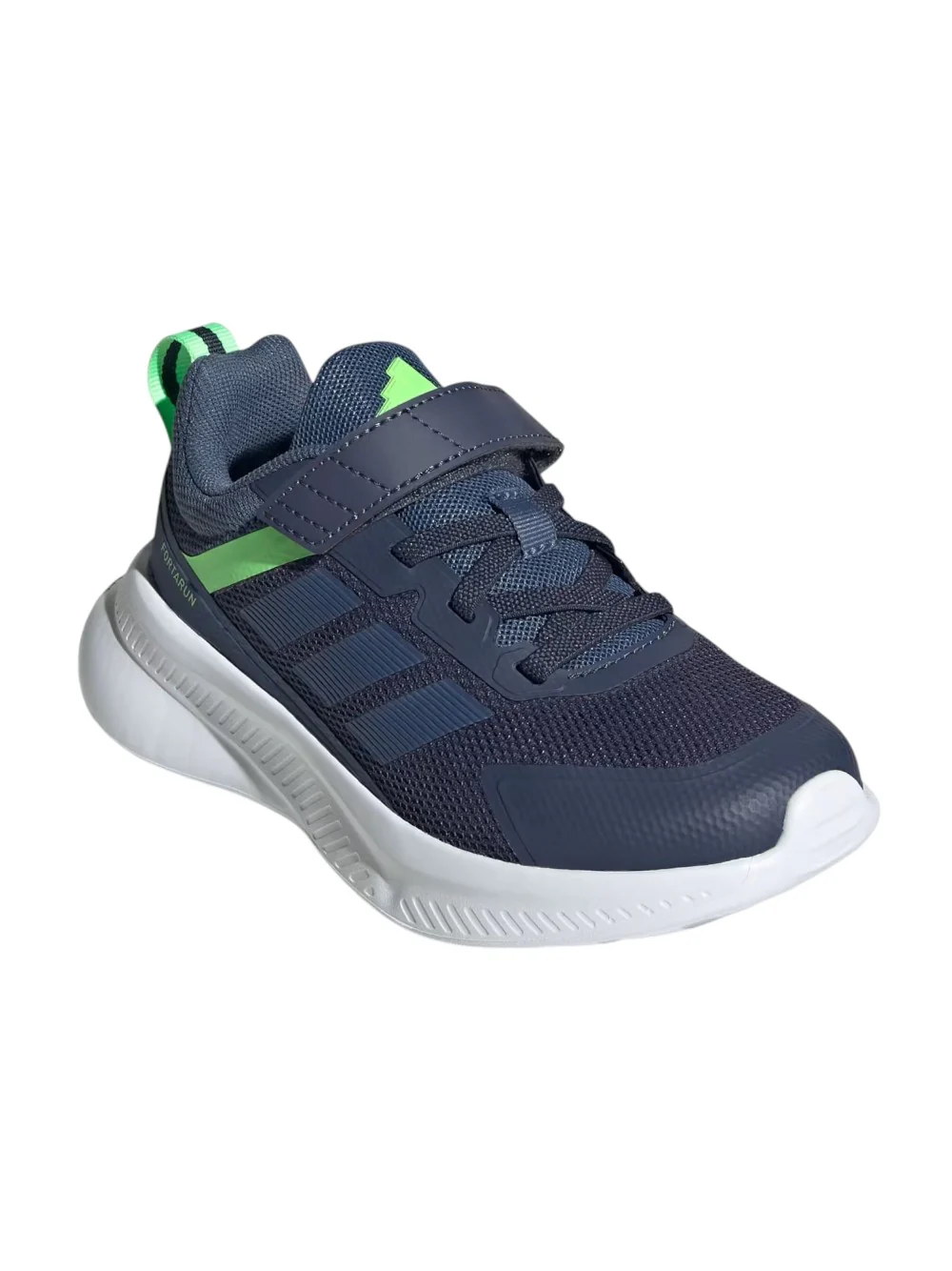 Sneakers Adidas Kid FortaRun 4.0 Blu Verde JQ5199 - immagine 3