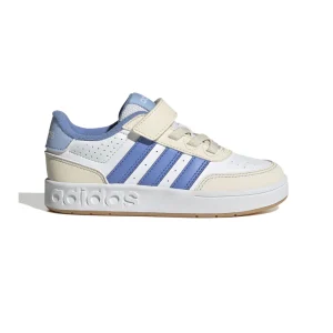 Sneakers Adidas Kid Breakbase Bianco Avorio Celeste JR0205