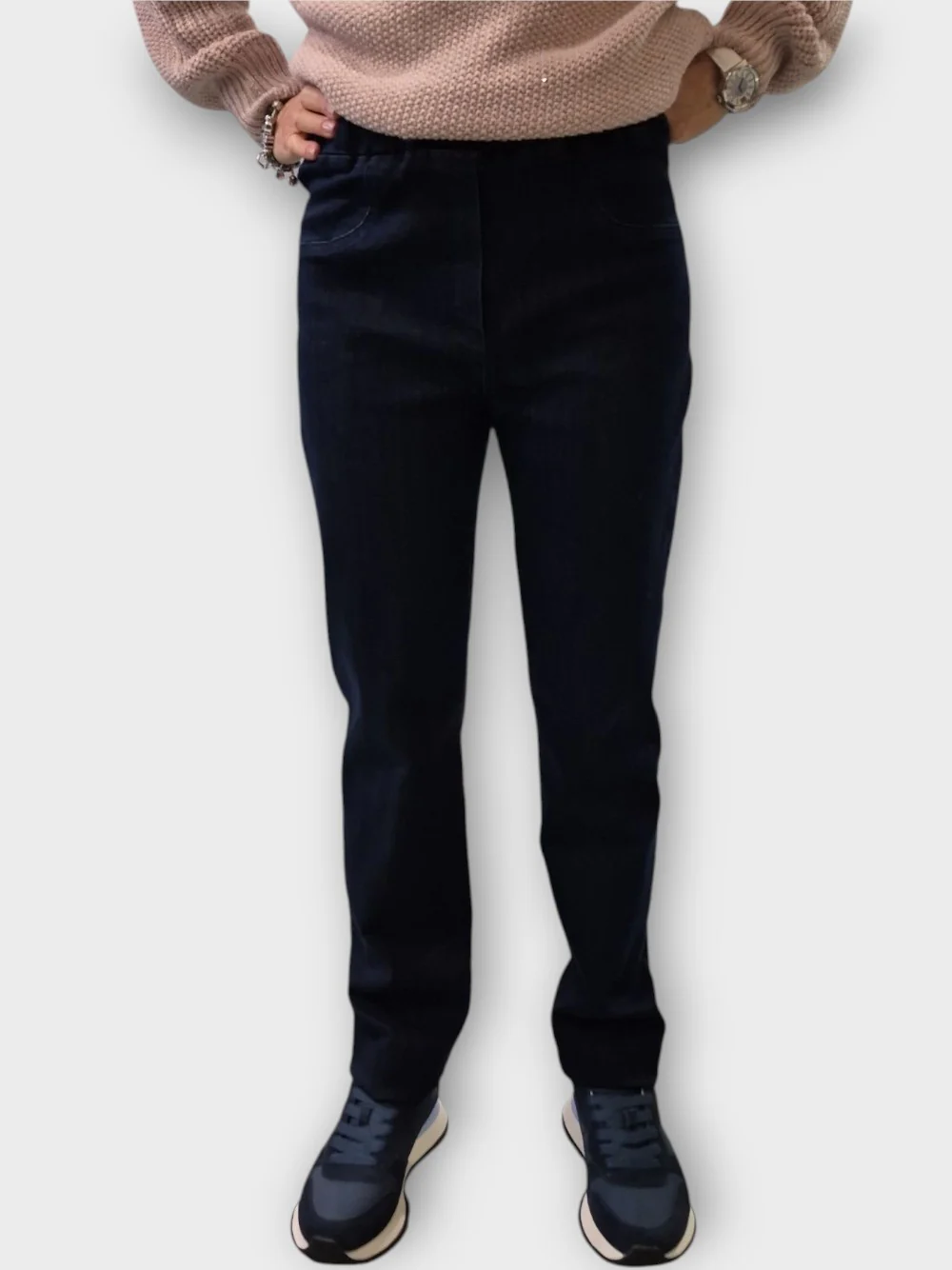 Jeans Bagarry in Denim Stretc Blu Dritto 4178BIS57