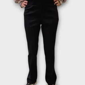 Pantalone Bagarry in Punto Milano Nero Dritto 4275-01