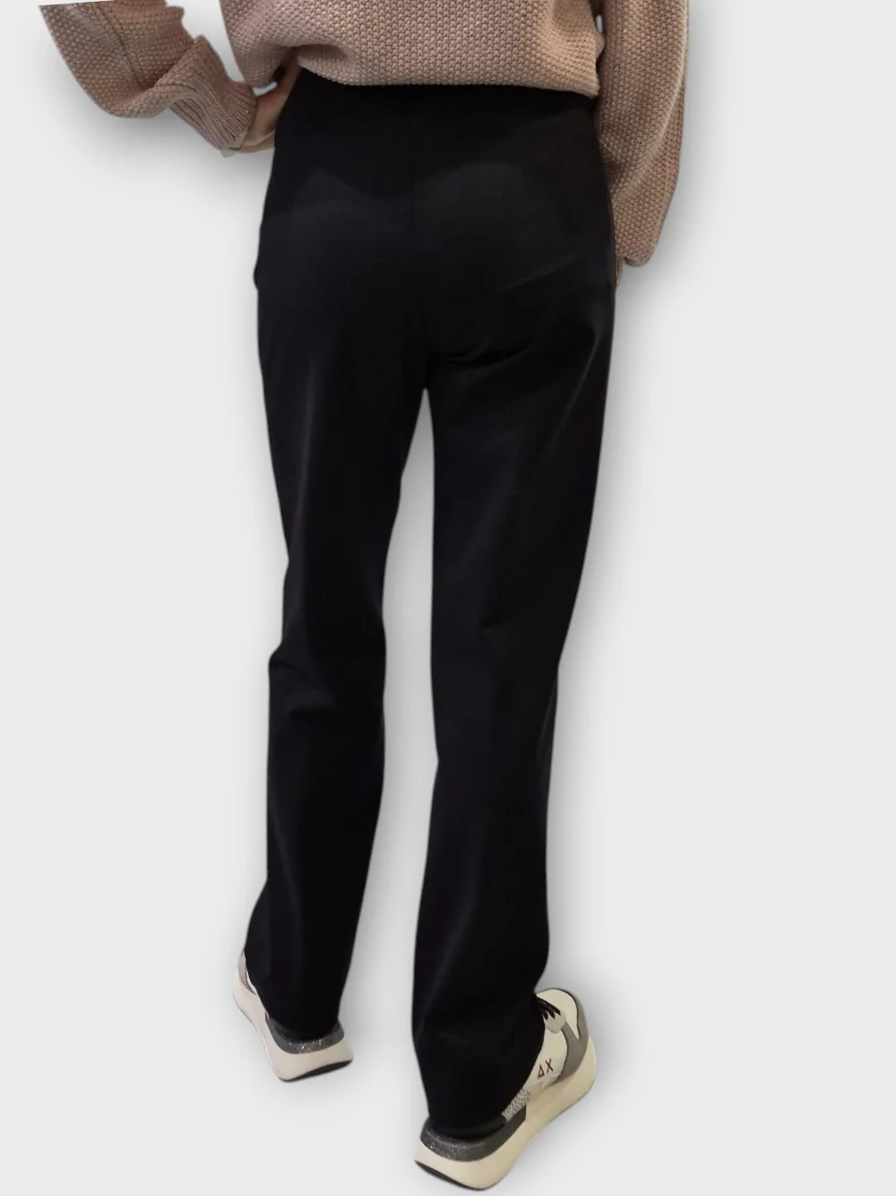 Pantalone Bagarry in Punto Milano Nero Dritto 4275-01 - immagine 4