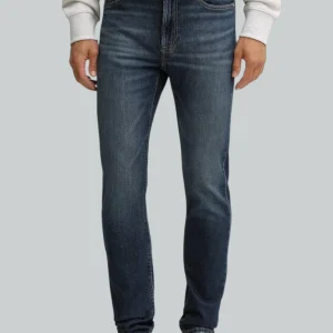 Jeans Calvin Klein in Denim Stretch Scolorito Blu LV04RD940G-PTR