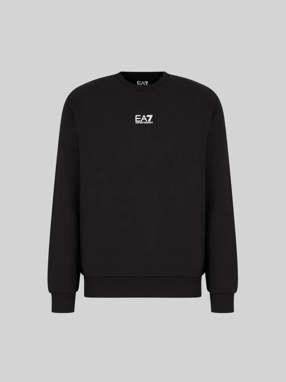 Felpa EA7 Girocollo Core Identity Nera 8NPM34-1200 - immagine 6