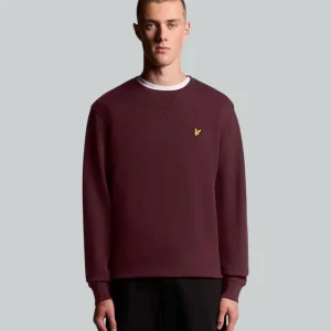 Felpa Lyle&Scott Basic Girocollo Invernale ML1131 Bordò