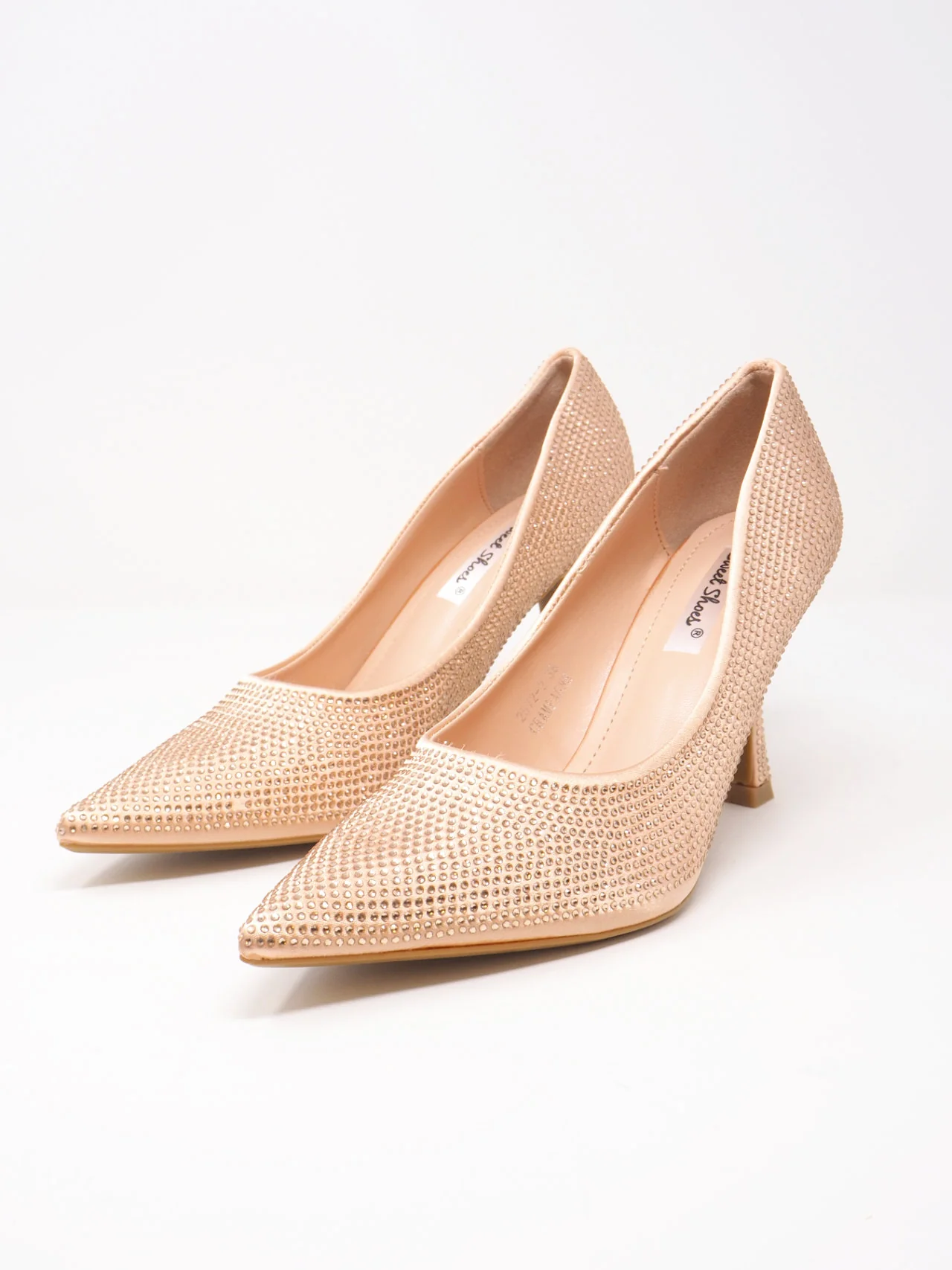 Décolleté di strass con tacco medio - immagine 5