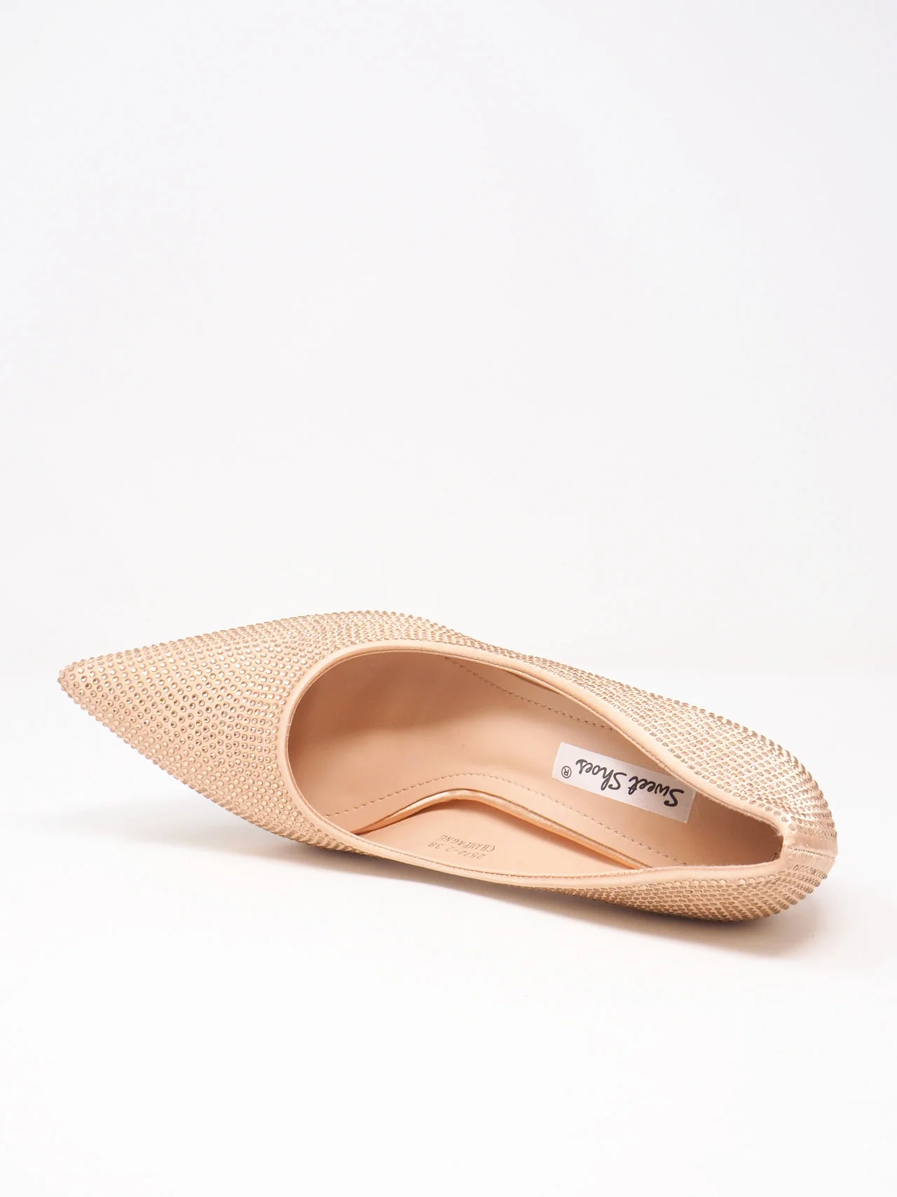 Décolleté di strass con tacco medio - immagine 6