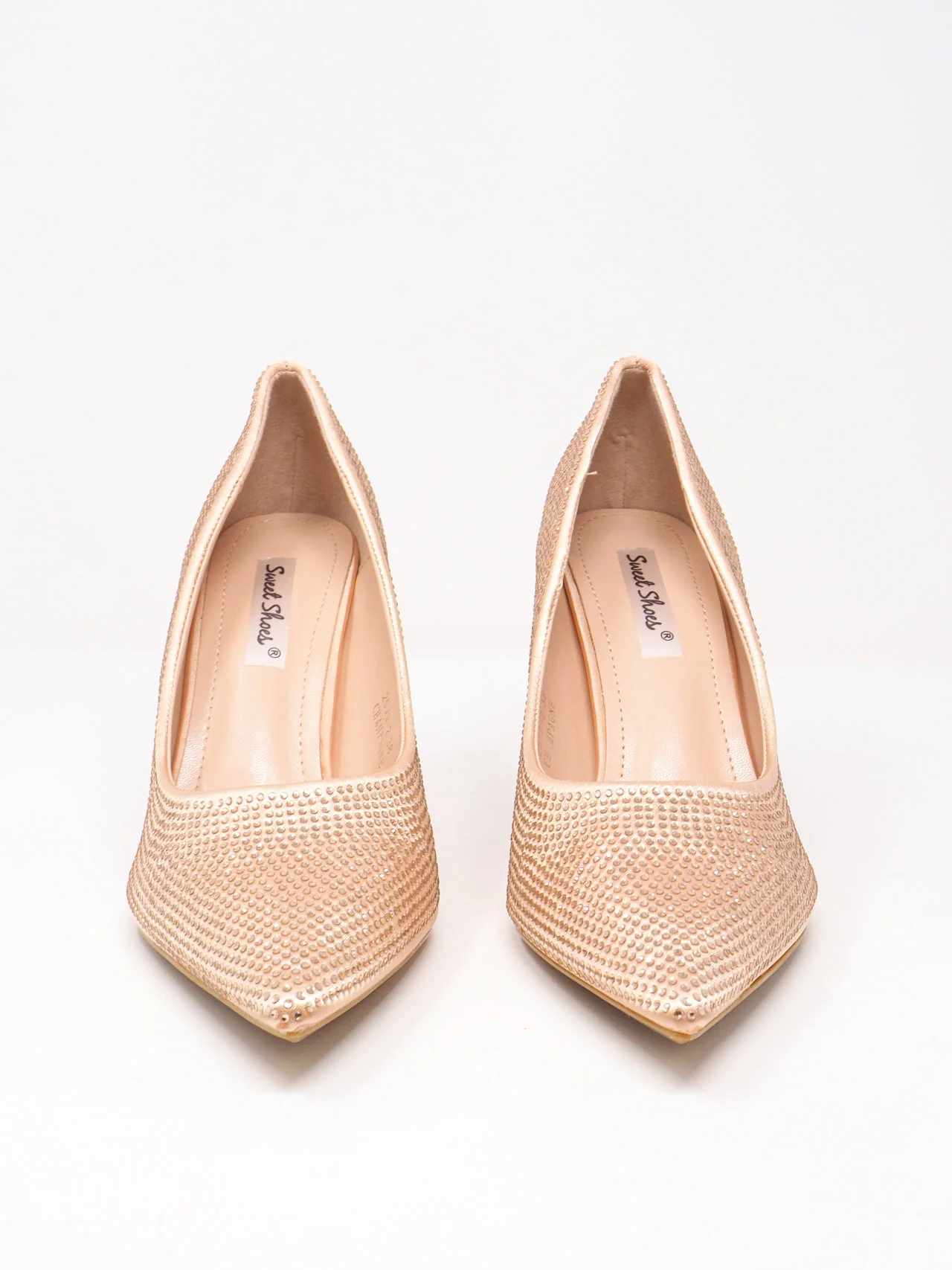 Décolleté di strass con tacco medio - immagine 7