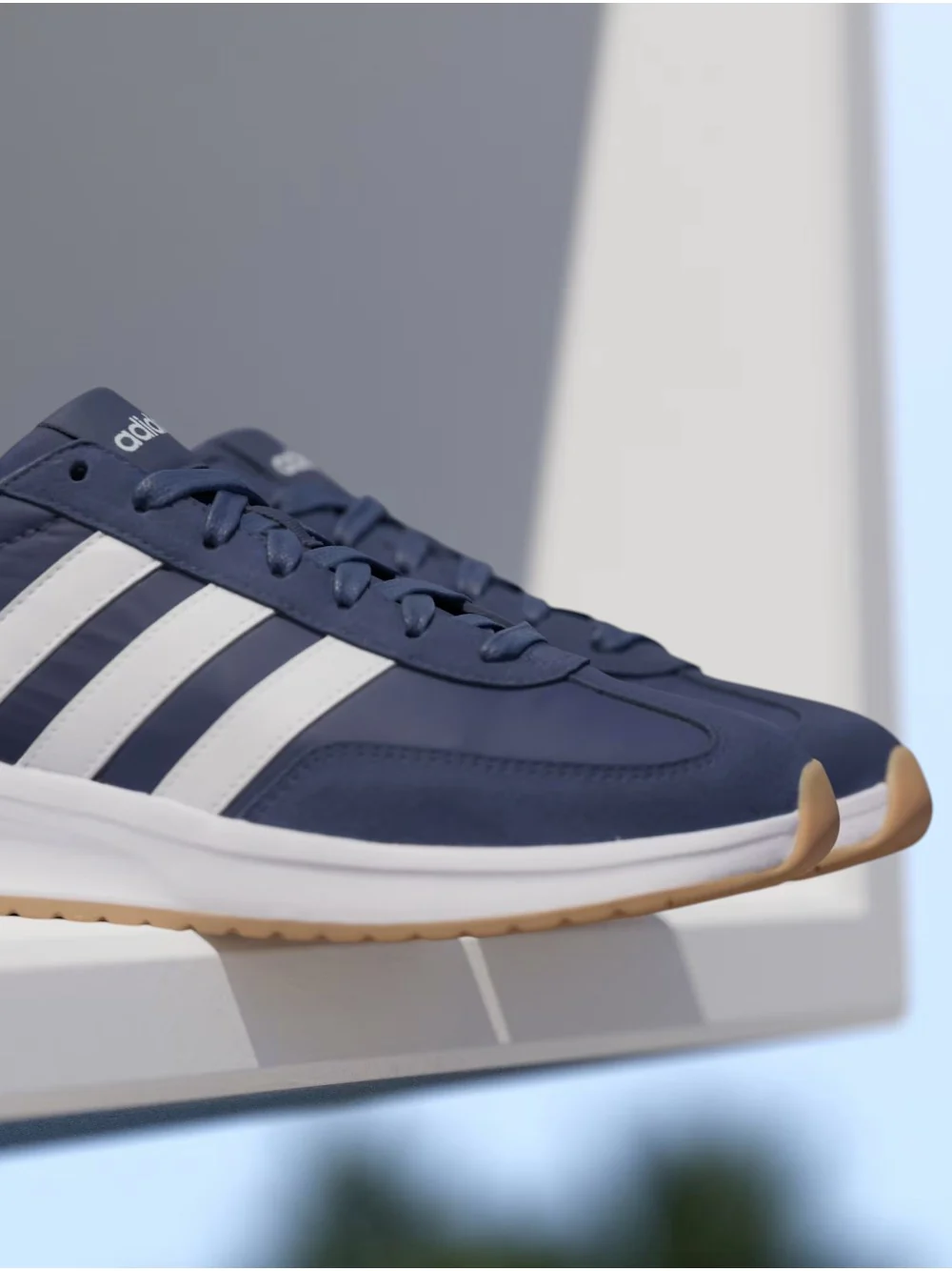 Sneakers Adidas Run 70s 2.0 in Camoscio e Nylon Blu/Bianco IH8586 - immagine 5