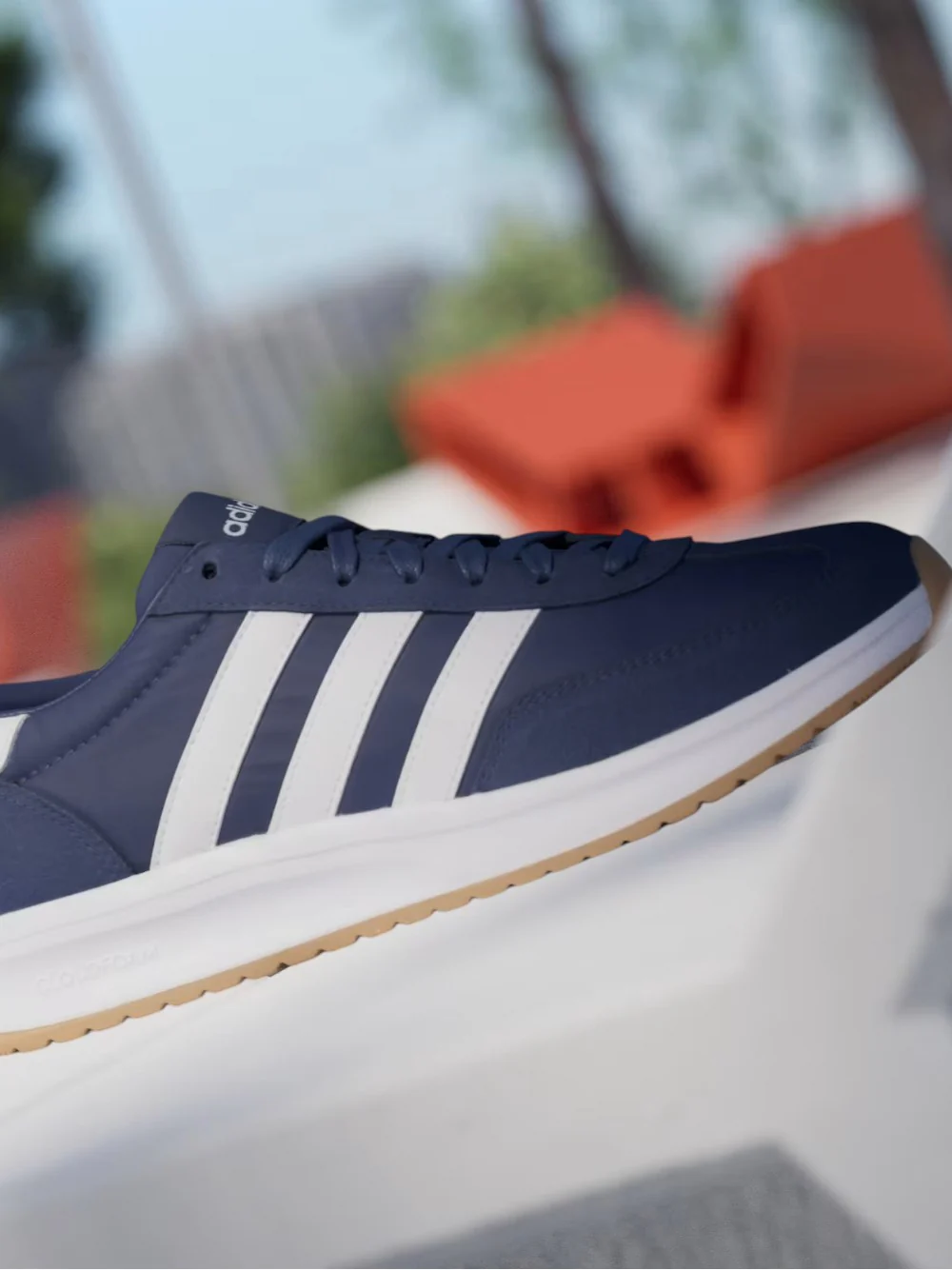 Sneakers Adidas Run 70s 2.0 in Camoscio e Nylon Blu/Bianco IH8586 - immagine 8