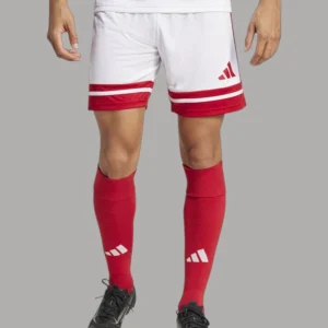 Short Adidas Squadra 25 Bianco Rosso JH3404