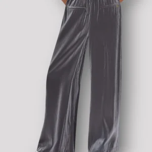 Pantalone Palazzo Liu Jo Glossy Laminato Grigio TA6005-4377