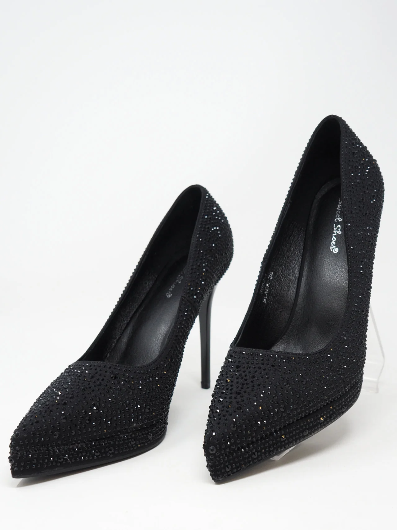 Décolleté con strass e plateau - immagine 7