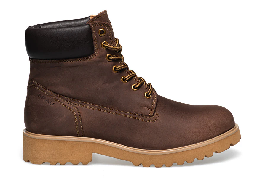 FRAU 30L1 STIVALETTO STRINGATO PELLE NERO - immagine 3