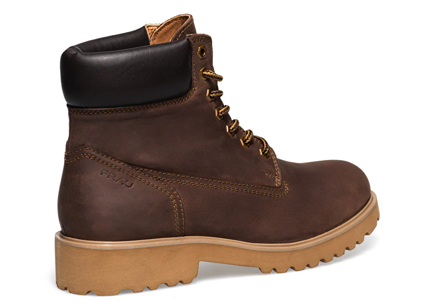 FRAU 30L1 STIVALETTO STRINGATO PELLE NERO - immagine 4