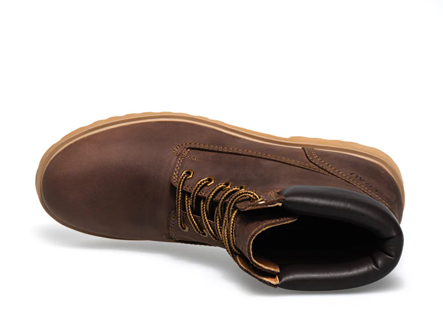 FRAU 30L1 STIVALETTO STRINGATO PELLE NERO - immagine 5