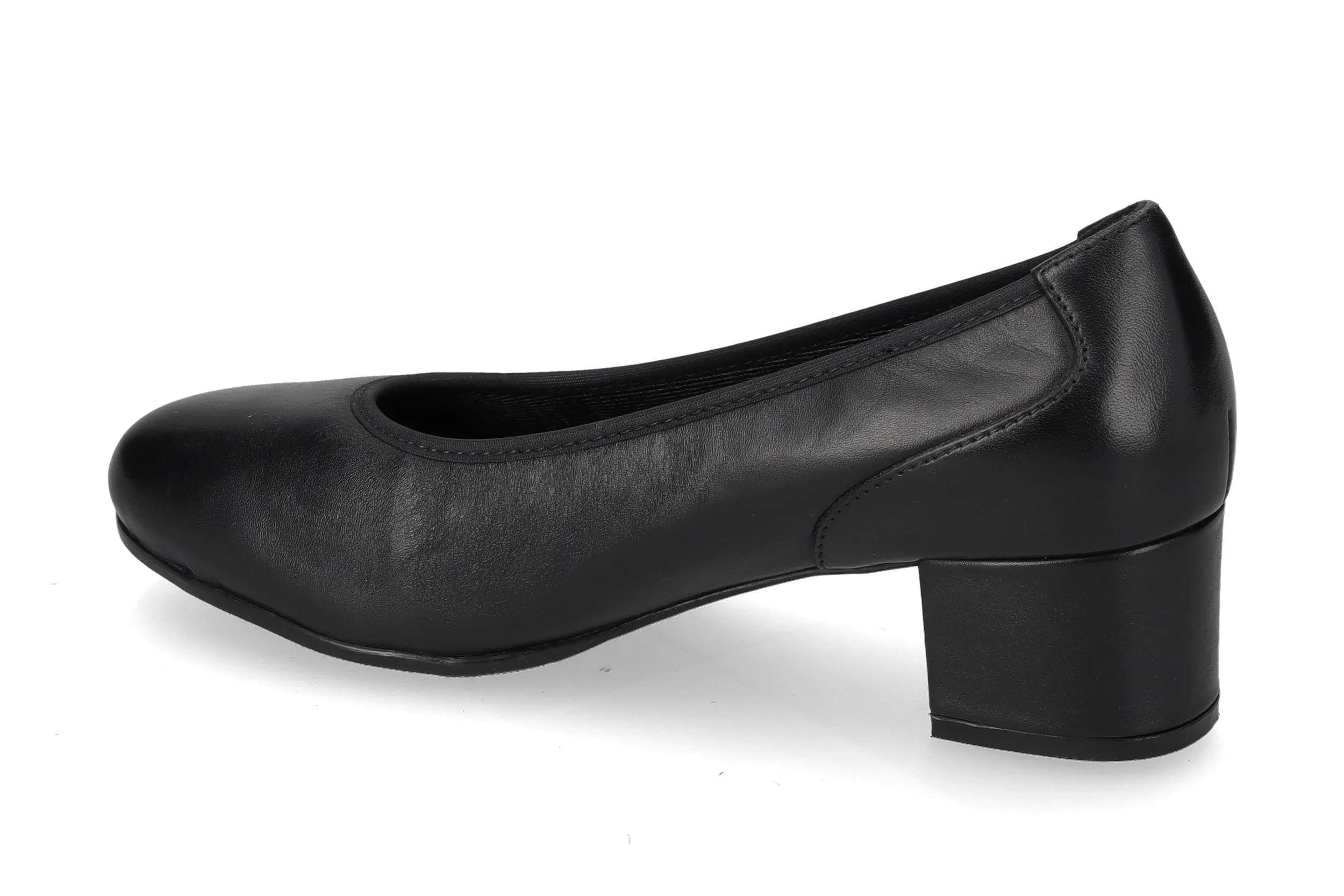 Valleverde 36372 Decolleté con tomaio e sottopiede in pelle - immagine 5