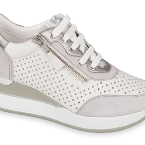 Valleverde 36421 sneakers donna in pelle scamosciata grey