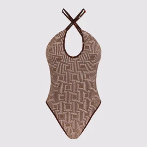 Monokini Donna Me fui Marrone 0312-BN