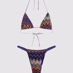 Bikini Donna Me fui Triangolo con Slip Fisso Fantasia 0410-PR