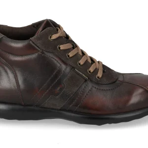 Valleverde 49802 sneakers alte da uomo con tomaio e sottopiede in pelle