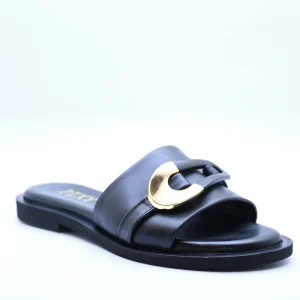 Pixy 583509 ciabatta bassa black con fibbia