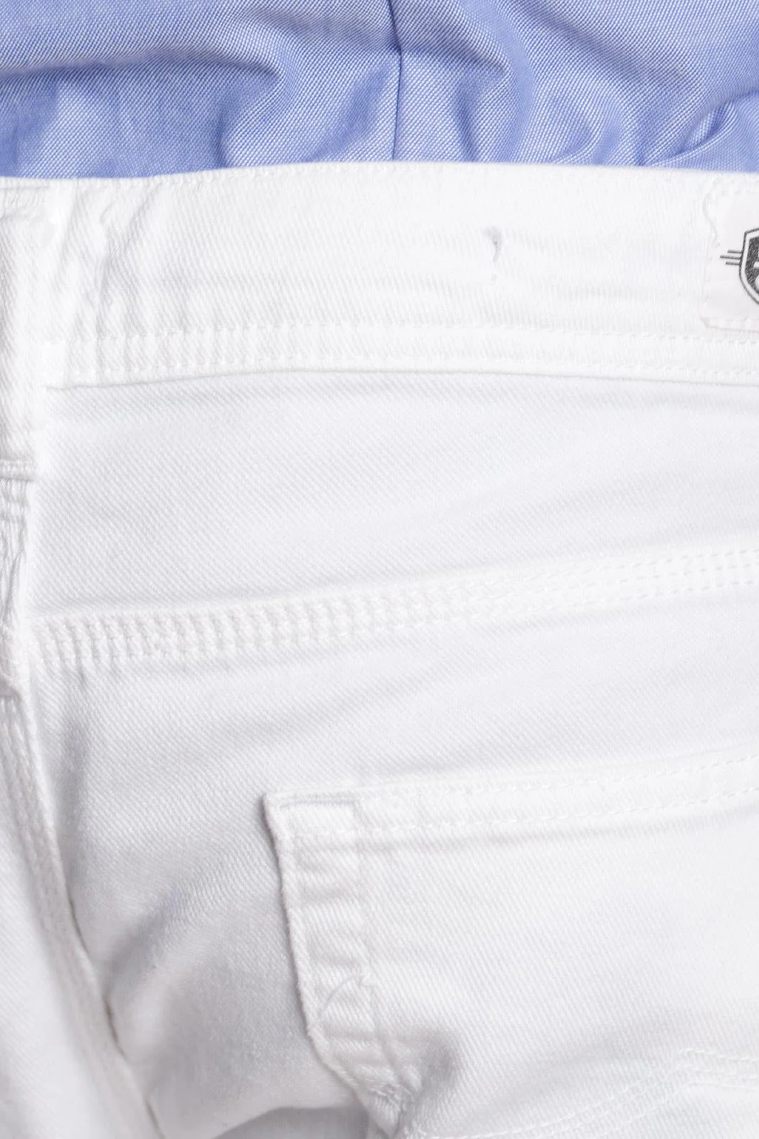 Jeans 5 tasche bianco - immagine 7