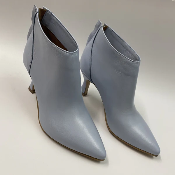 A.M.V. 6009 STIVALETTO IN NAPPA CELESTE - immagine 5