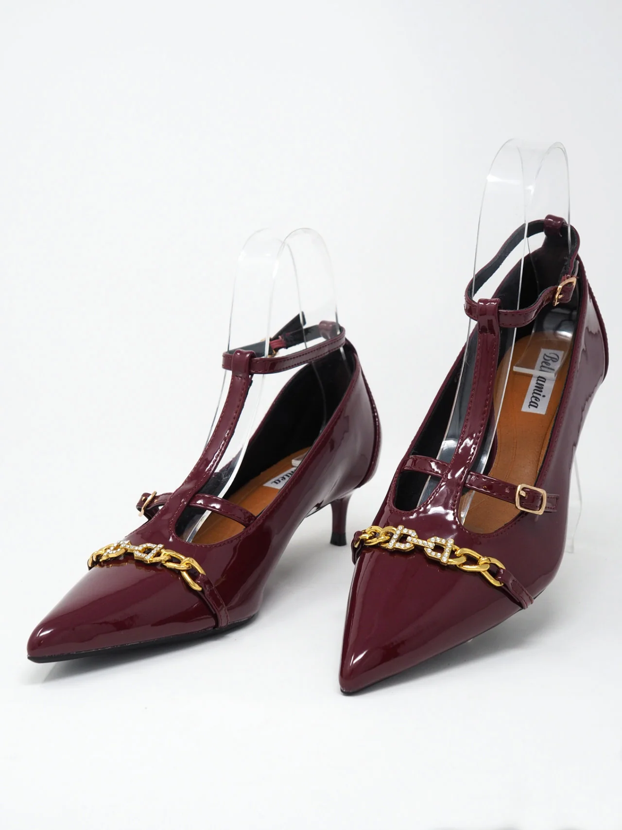 Décolleté lucide con catena - immagine 3