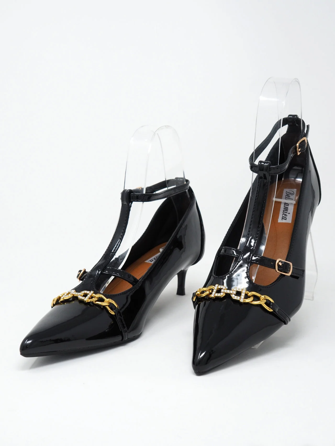 Décolleté lucide con catena - immagine 8