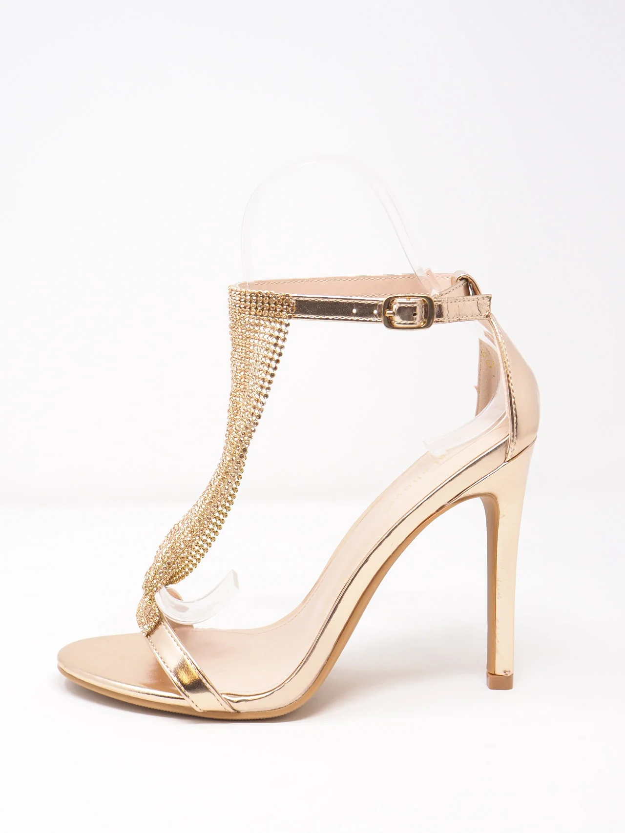 Sandali con retina di strass - immagine 5