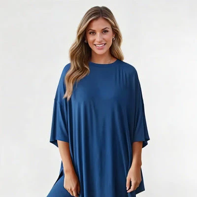 Completo Estivo da Donna: T-shirt a Maniche Corte e Pantaloni Slim Aderenti - immagine 8