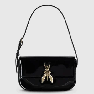 Borsa a spalla "ESSENTIAL" Fly in pelle verniciata
