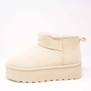 Stivaletti camoscio con pelo dentro e para alta