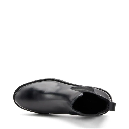 Frau 98N3 beatles liscio in pelle con finish ombreggiato nero - immagine 4