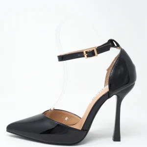 Décolleté lucide con cinturino