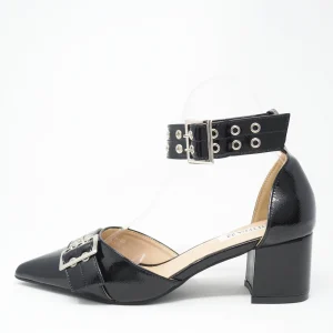 Décolleté  lucide con fibbie