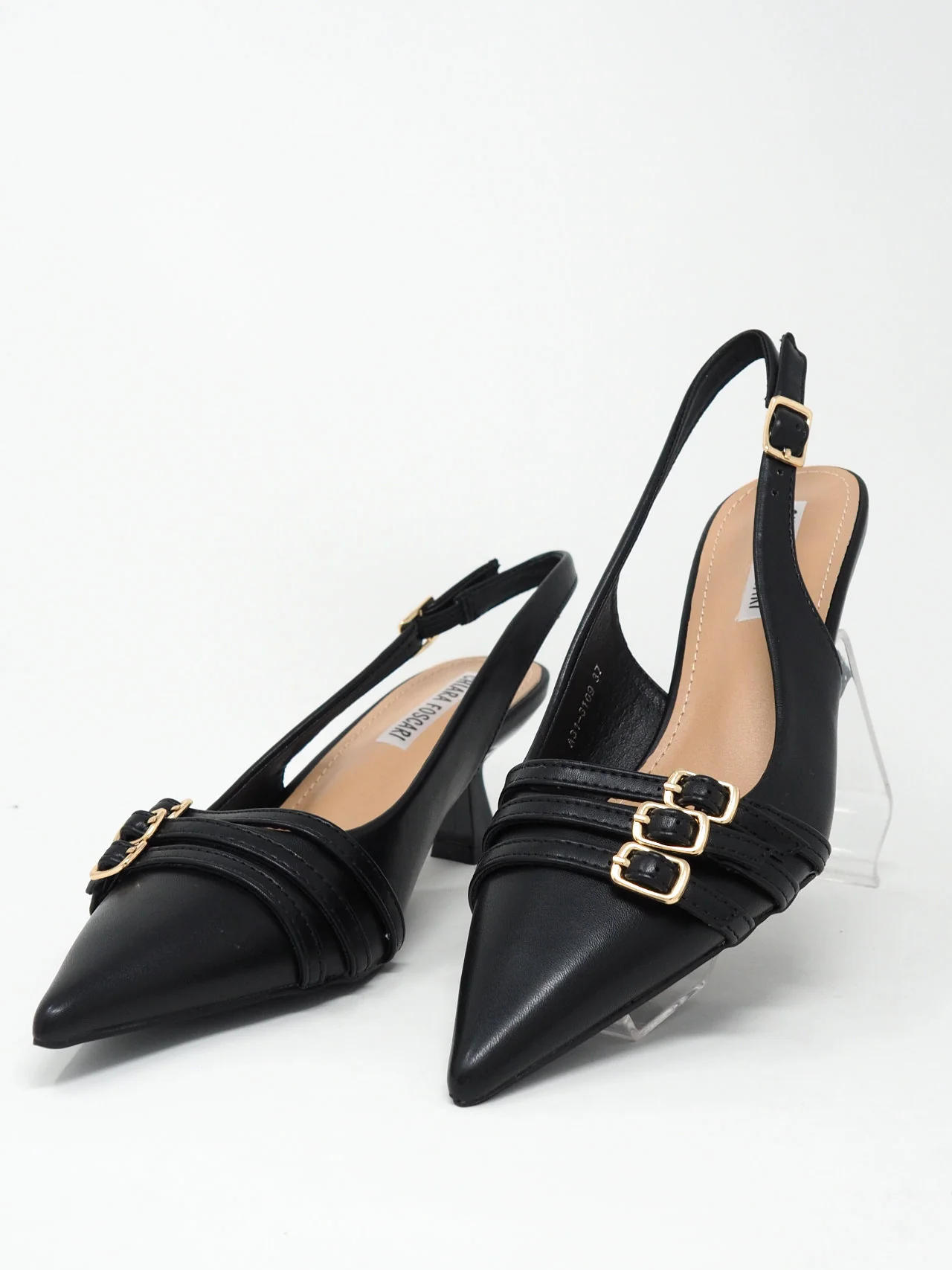 Décolleté slingback con fibbie - immagine 5