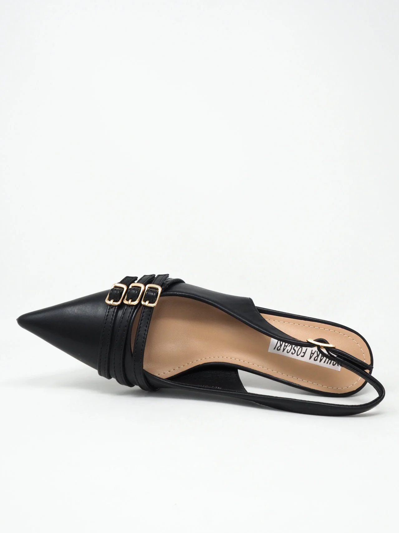 Décolleté slingback con fibbie - immagine 6