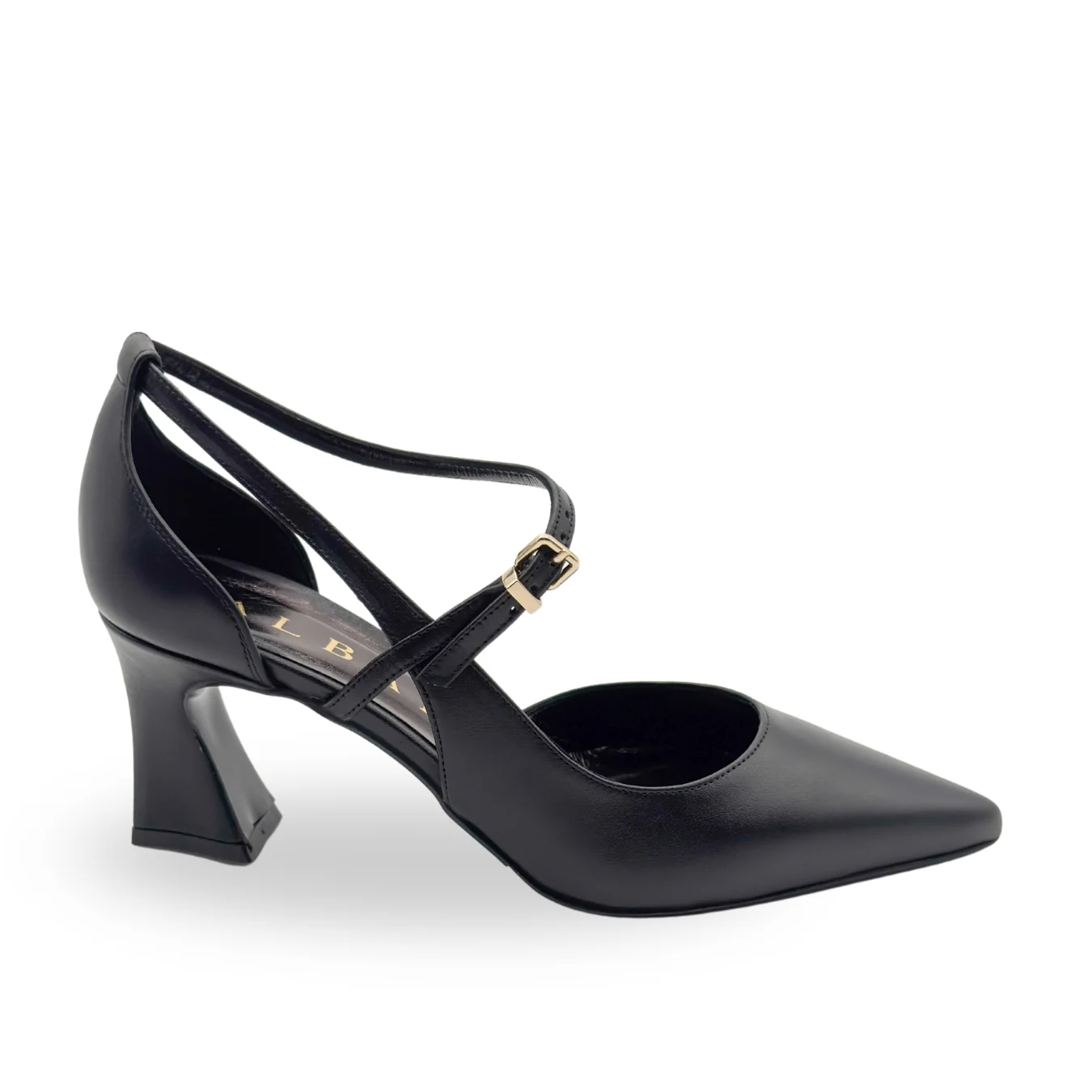 Albano 2915 dècolletè con cinturino in pelle - immagine 2