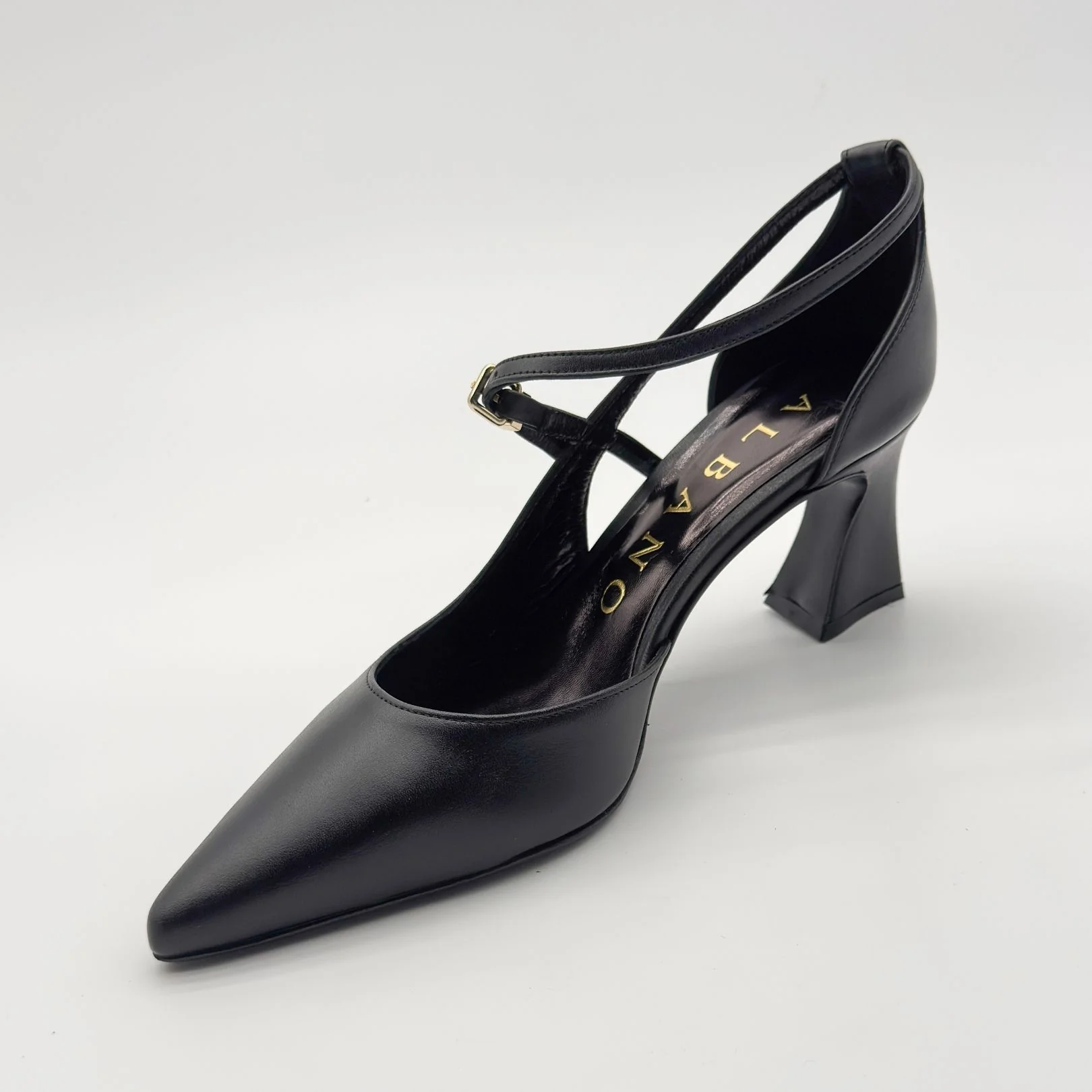 Albano 2915 dècolletè con cinturino in pelle - immagine 3