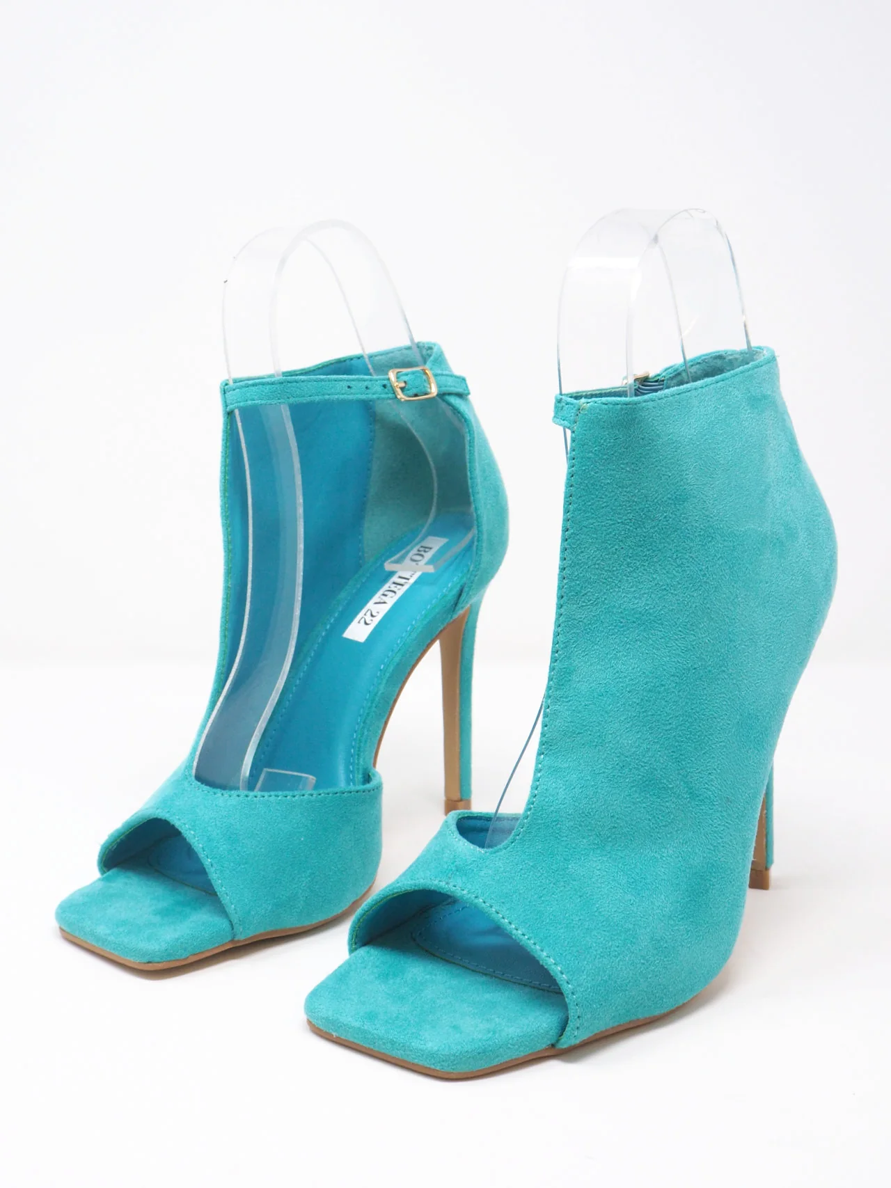 Tronchetti aperti su un lato effetto camoscio - immagine 9