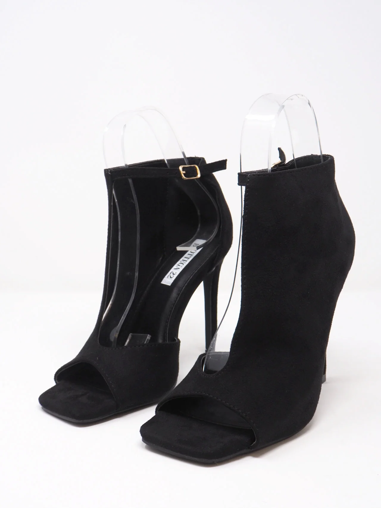 Tronchetti aperti su un lato effetto camoscio - immagine 4