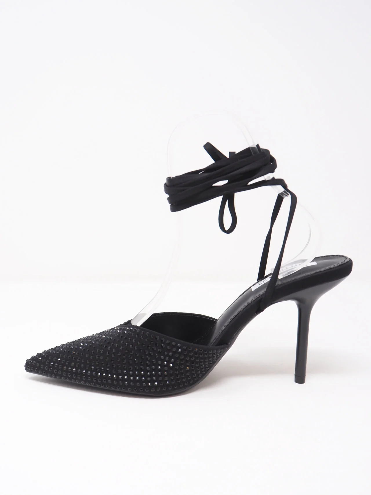 Décolleté con lacci e strass - immagine 7