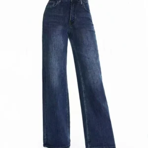 Jeans con strass colorati