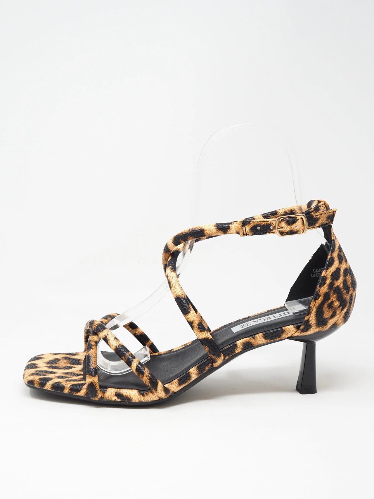 Sandali maculati con fascette - immagine 2