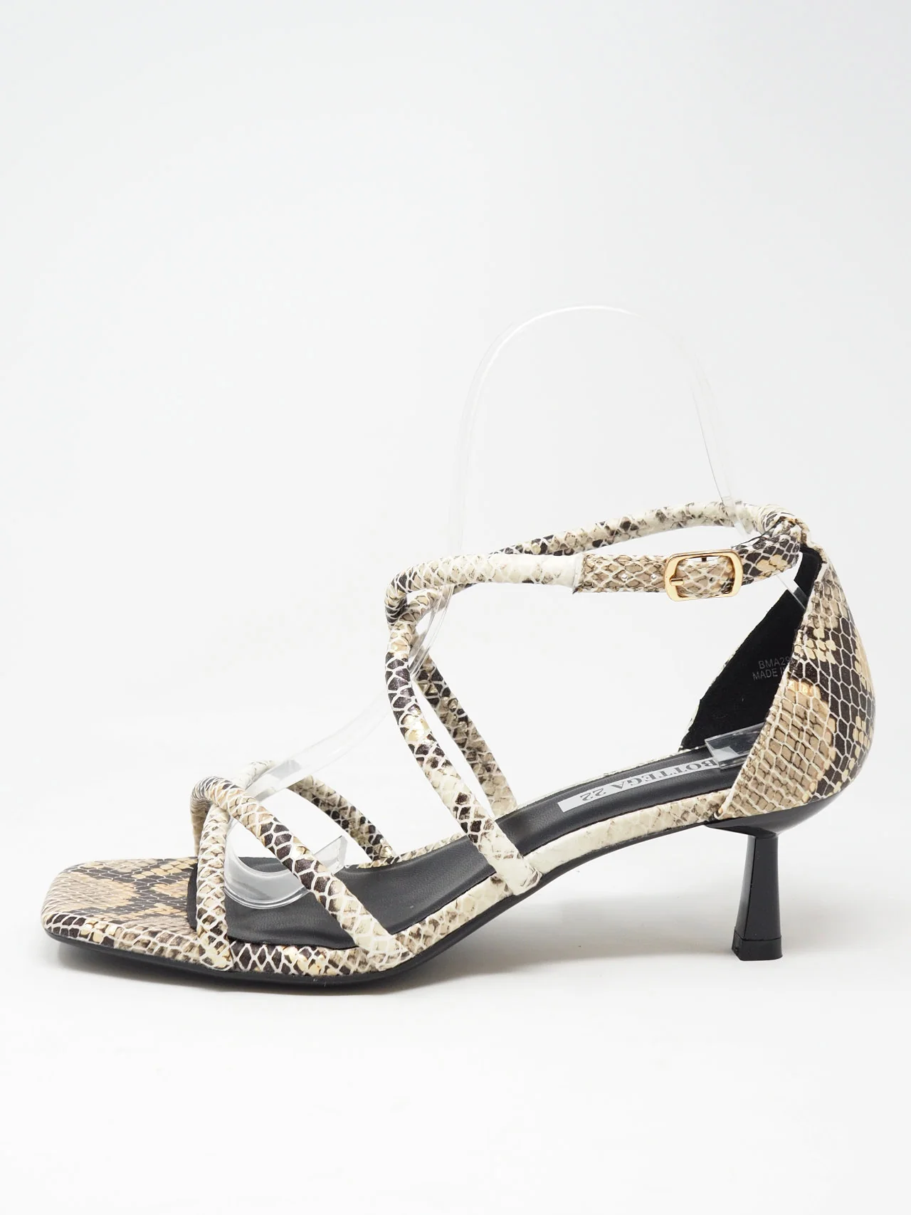 Sandali maculati con fascette - immagine 4