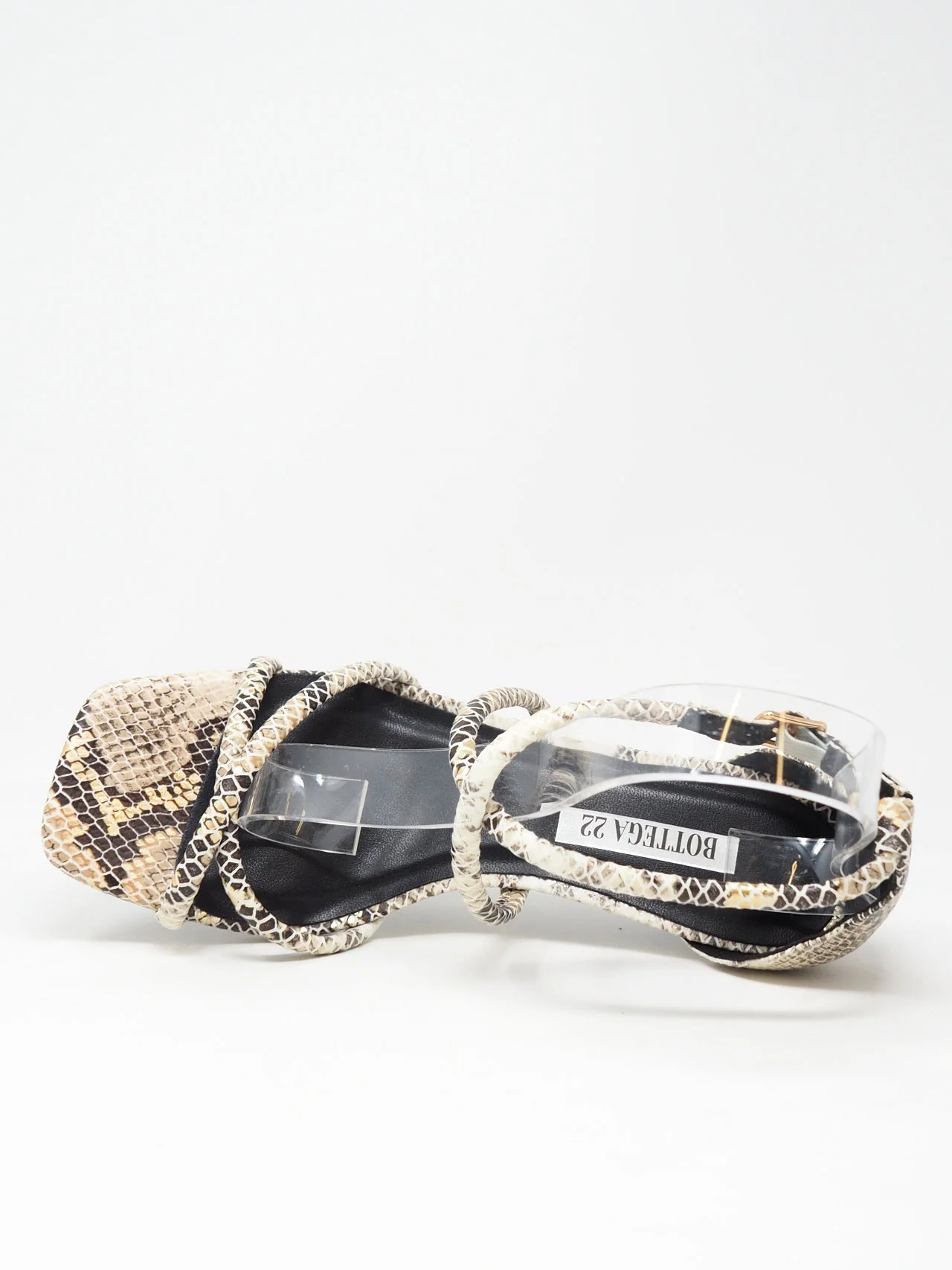 Sandali maculati con fascette - immagine 8